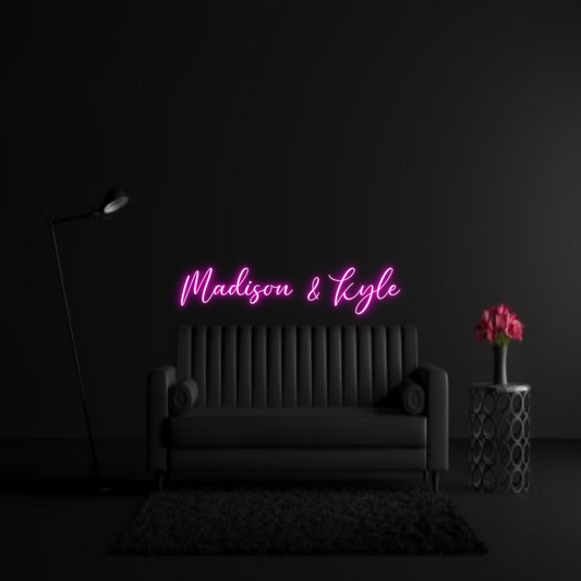 CREATE YOUR OWN WEDDING NEON SIGN Madison & Kyle