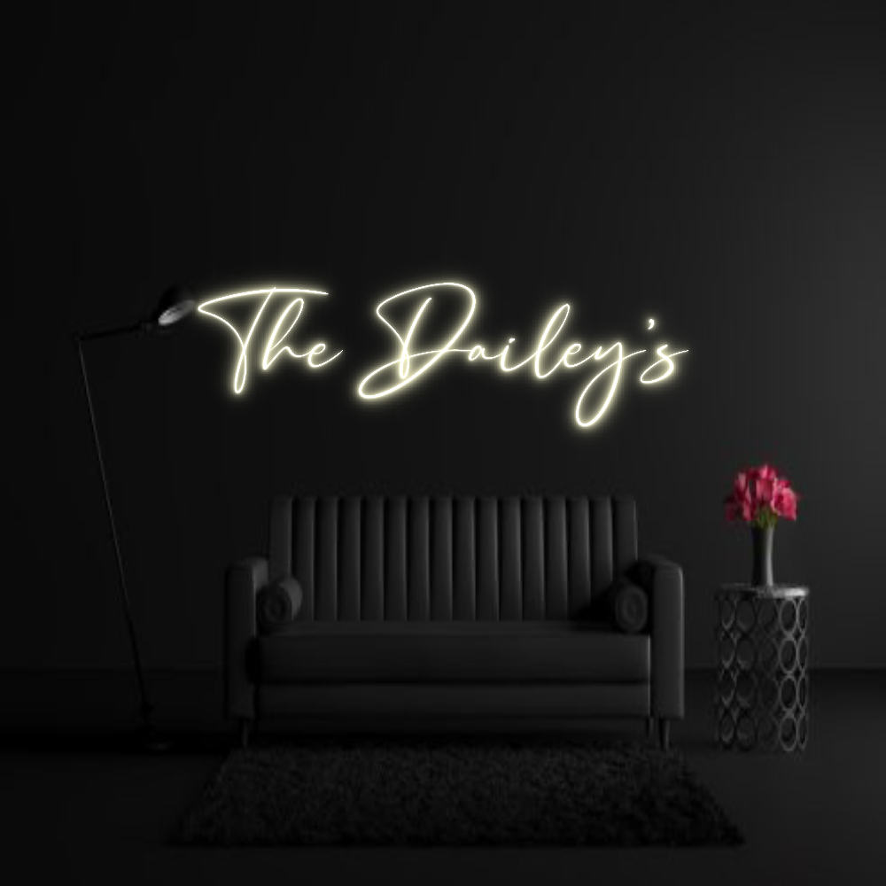 CREATE YOUR OWN WEDDING NEON SIGN The Dailey’s