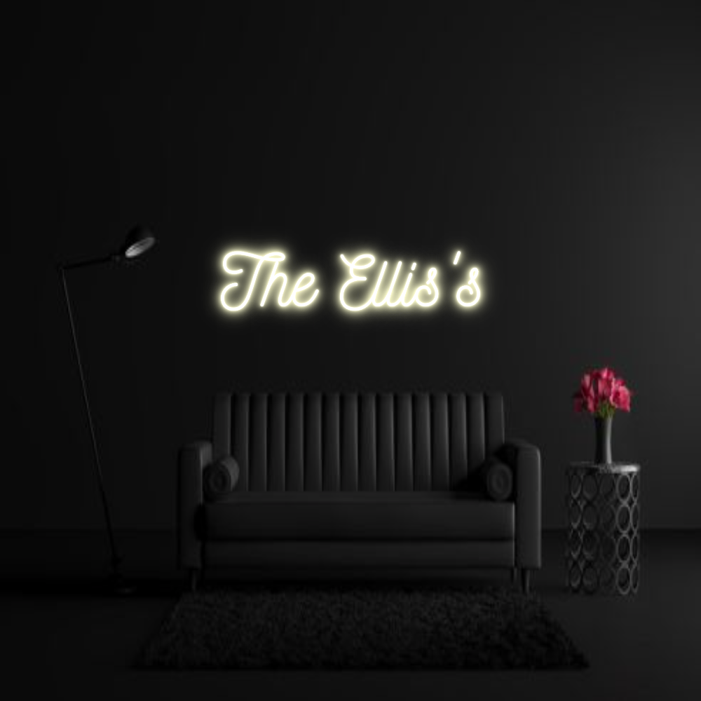 CREATE YOUR OWN WEDDING NEON SIGN The Ellis's
