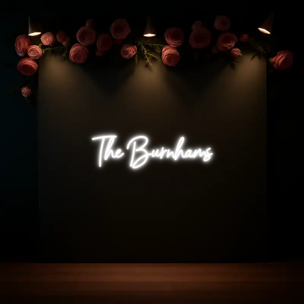 CREATE YOUR OWN WEDDING NEON SIGN The Burnhams