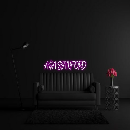 CREATE YOUR OWN WEDDING NEON SIGN A&A STANFORD