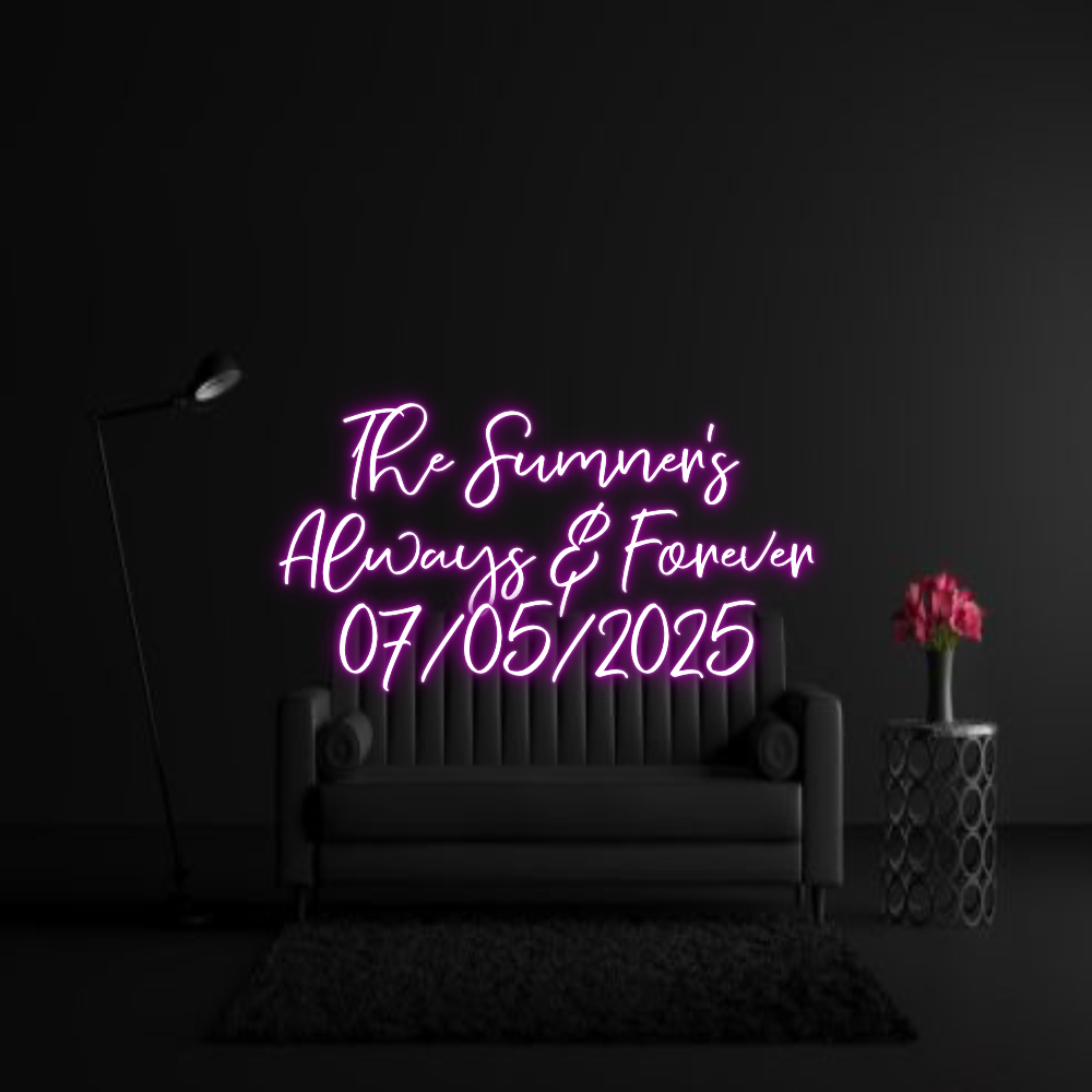 CREATE YOUR OWN WEDDING NEON SIGN The Sumner’s ...