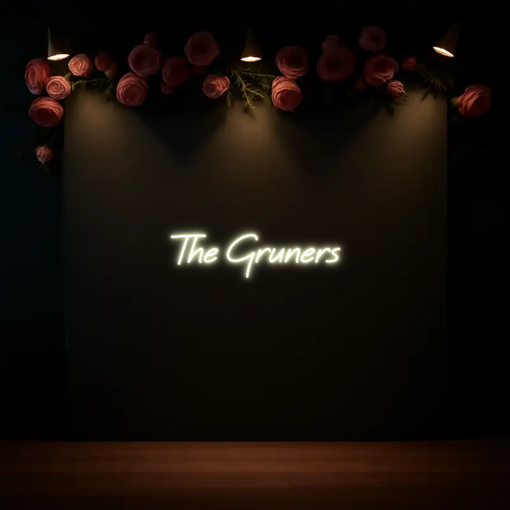 CREATE YOUR OWN WEDDING NEON SIGN The Gruners