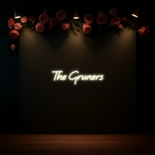 CREATE YOUR OWN WEDDING NEON SIGN The Gruners