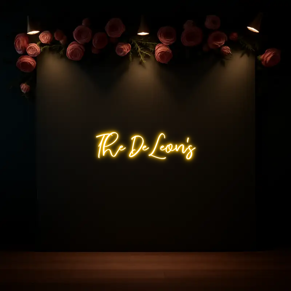 CREATE YOUR OWN WEDDING NEON SIGN The DeLeon’s