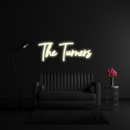CREATE YOUR OWN WEDDING NEON SIGN The Turners