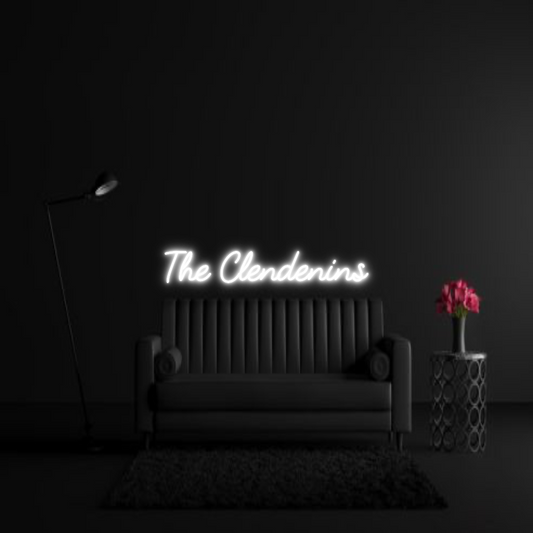 CREATE YOUR OWN WEDDING NEON SIGN The Clendenins