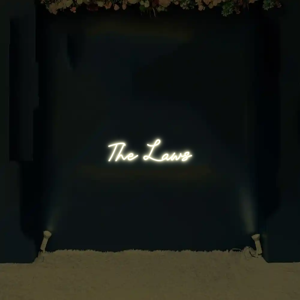 CREATE YOUR OWN WEDDING NEON SIGN The Laws