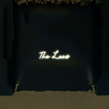 CREATE YOUR OWN WEDDING NEON SIGN The Laws