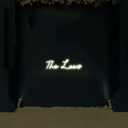 CREATE YOUR OWN WEDDING NEON SIGN The Laws