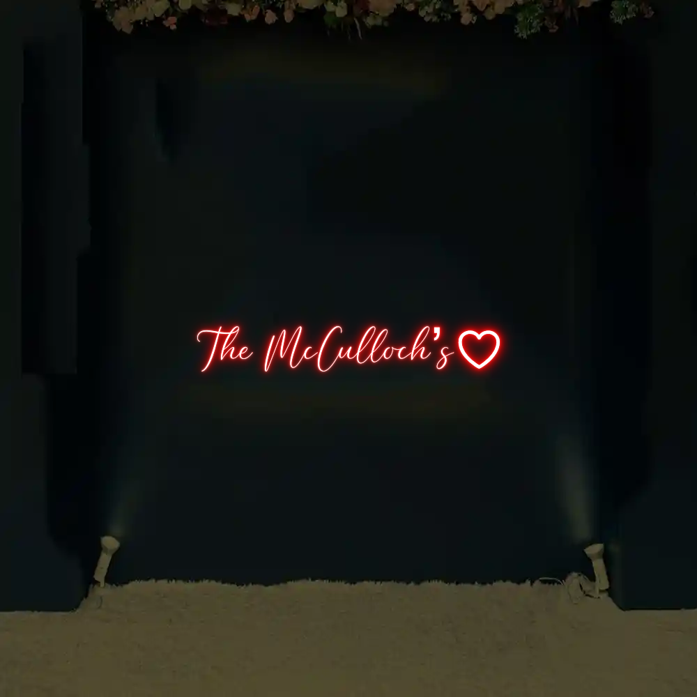 CREATE YOUR OWN WEDDING NEON SIGN The McCulloch...