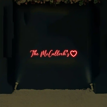 CREATE YOUR OWN WEDDING NEON SIGN The McCulloch...
