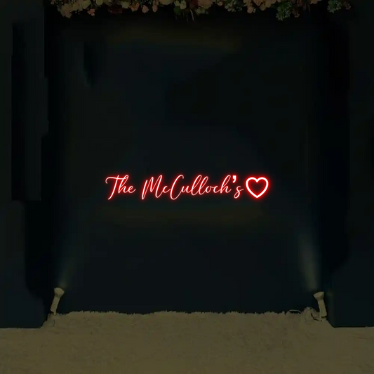 CREATE YOUR OWN WEDDING NEON SIGN The McCulloch...