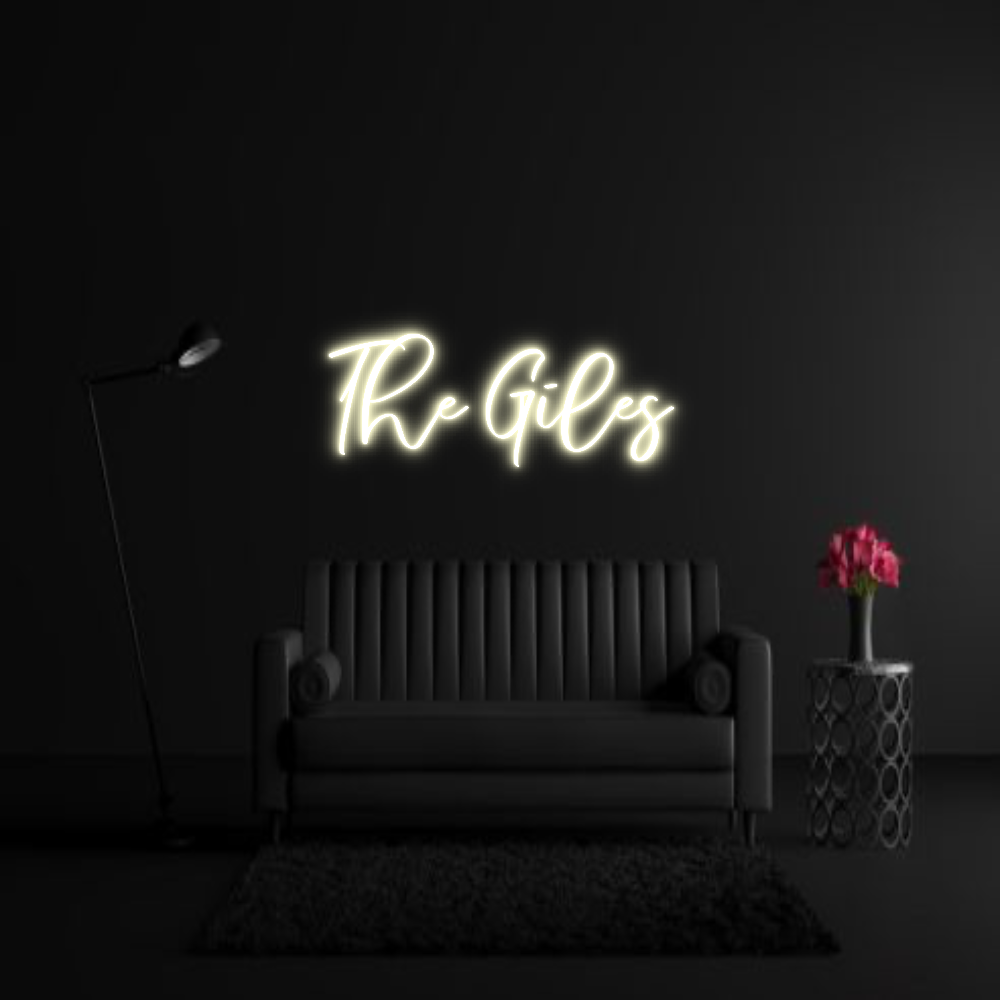 CREATE YOUR OWN WEDDING NEON SIGN The Giles