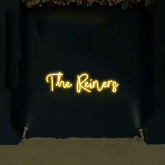 CREATE YOUR OWN WEDDING NEON SIGN The Reiners