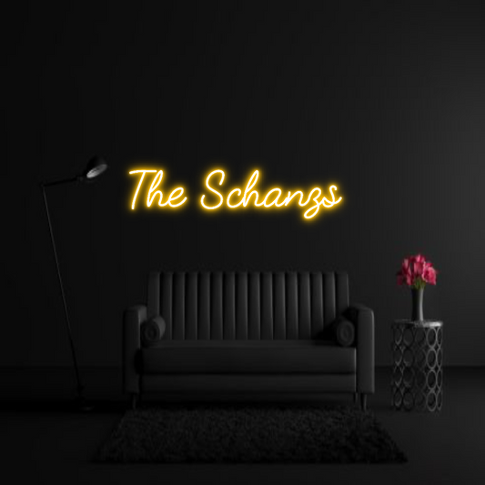 CREATE YOUR OWN WEDDING NEON SIGN The Schanzs