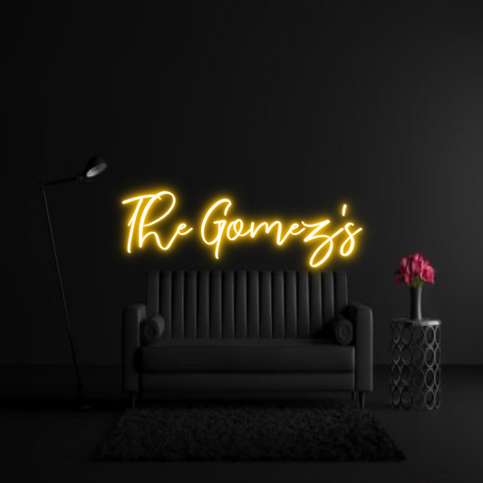 CREATE YOUR OWN WEDDING NEON SIGN The Gomez’s