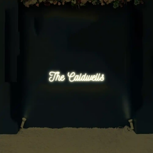 CREATE YOUR OWN WEDDING NEON SIGN The Caldwells