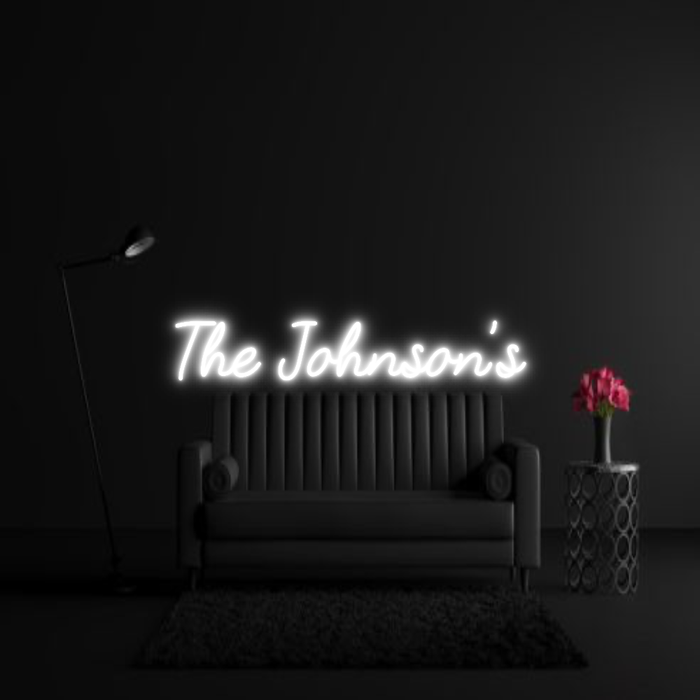 CREATE YOUR OWN WEDDING NEON SIGN The Johnson’s