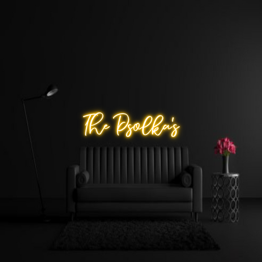 CREATE YOUR OWN WEDDING NEON SIGN The Psolka’s ...