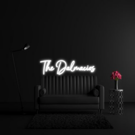 CREATE YOUR OWN WEDDING NEON SIGN The Dalmacios