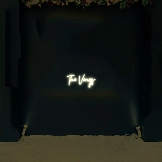 CREATE YOUR OWN WEDDING NEON SIGN The Vangs