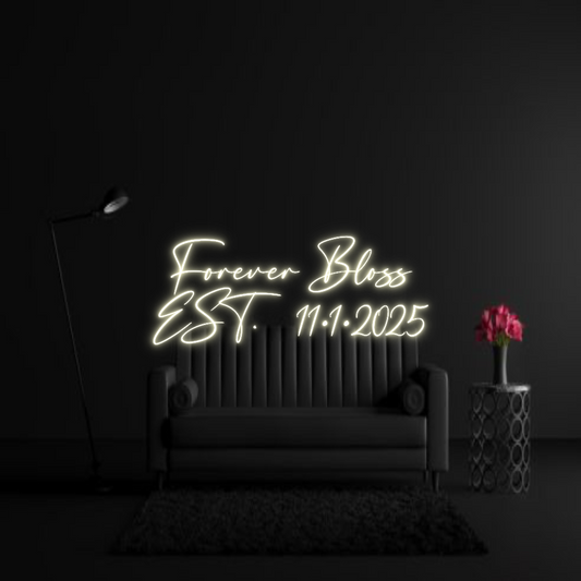 CREATE YOUR OWN WEDDING NEON SIGN Forever Bloss...