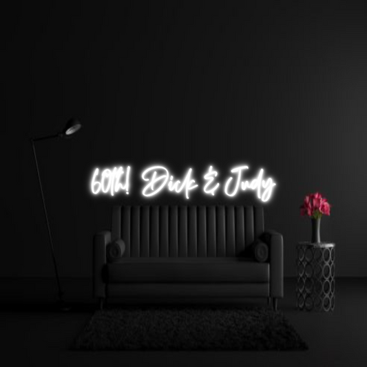 CREATE YOUR OWN WEDDING NEON SIGN 60th!  Dick &...