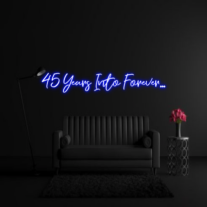 CREATE YOUR OWN WEDDING NEON SIGN 45 Years Into...