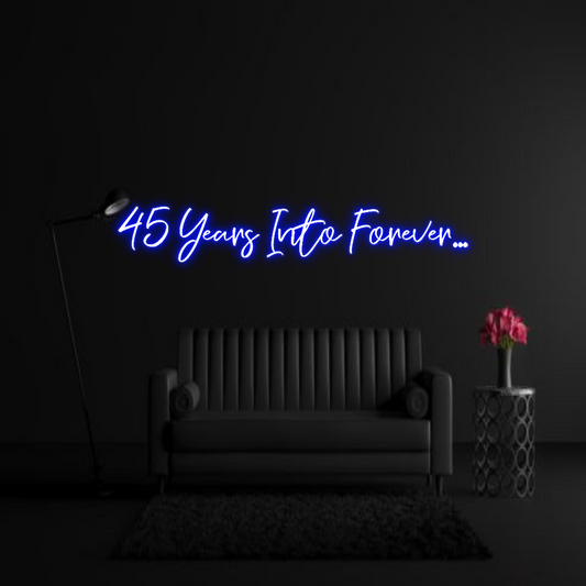 CREATE YOUR OWN WEDDING NEON SIGN 45 Years Into...