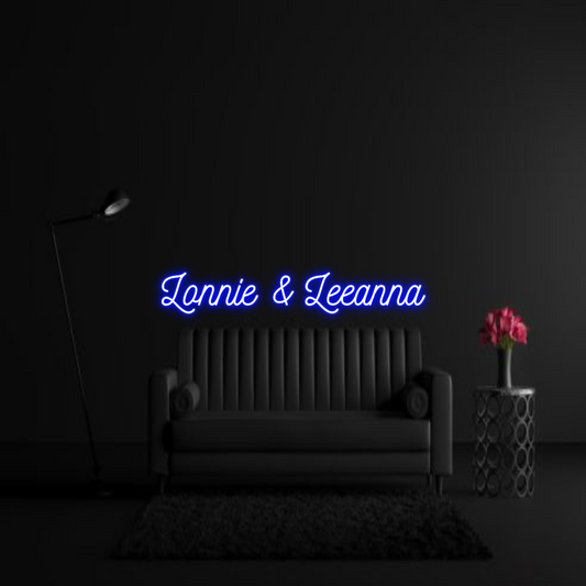 CREATE YOUR OWN WEDDING NEON SIGN Lonnie & Leea...