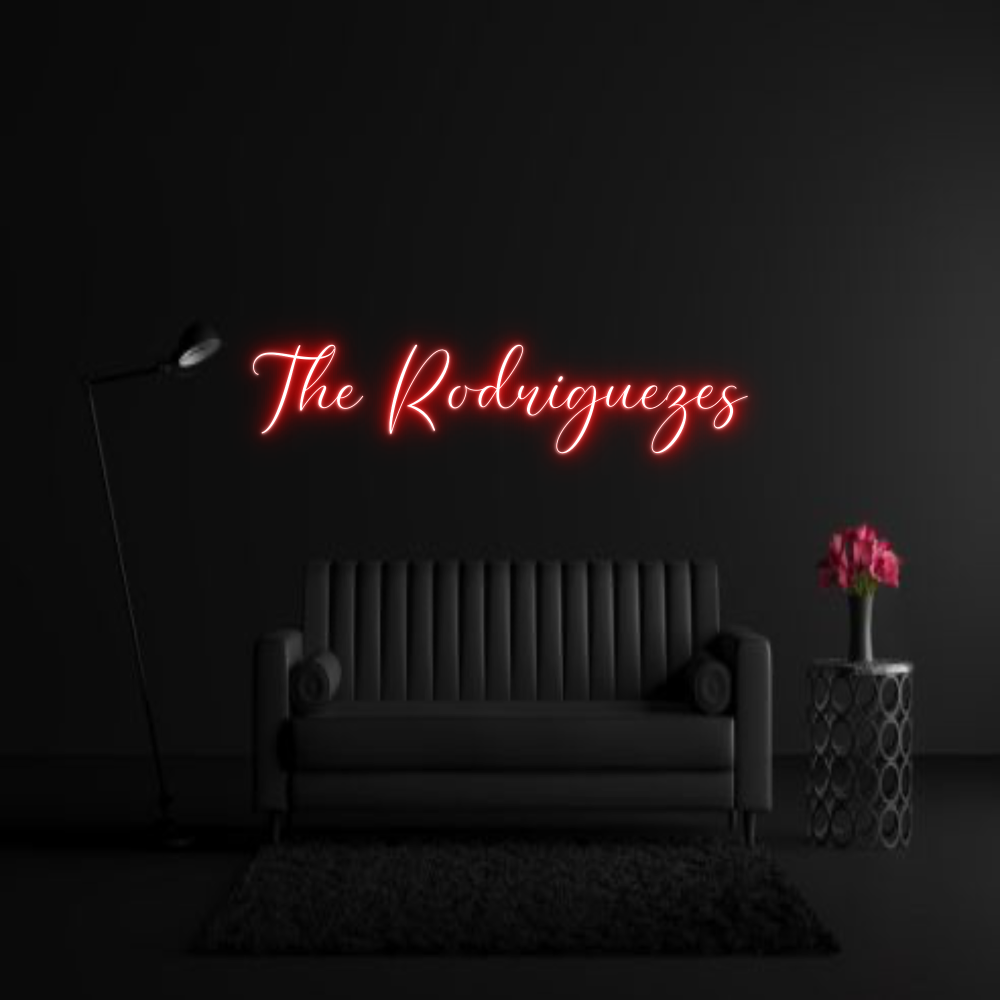 CREATE YOUR OWN WEDDING NEON SIGN The Rodriguezes