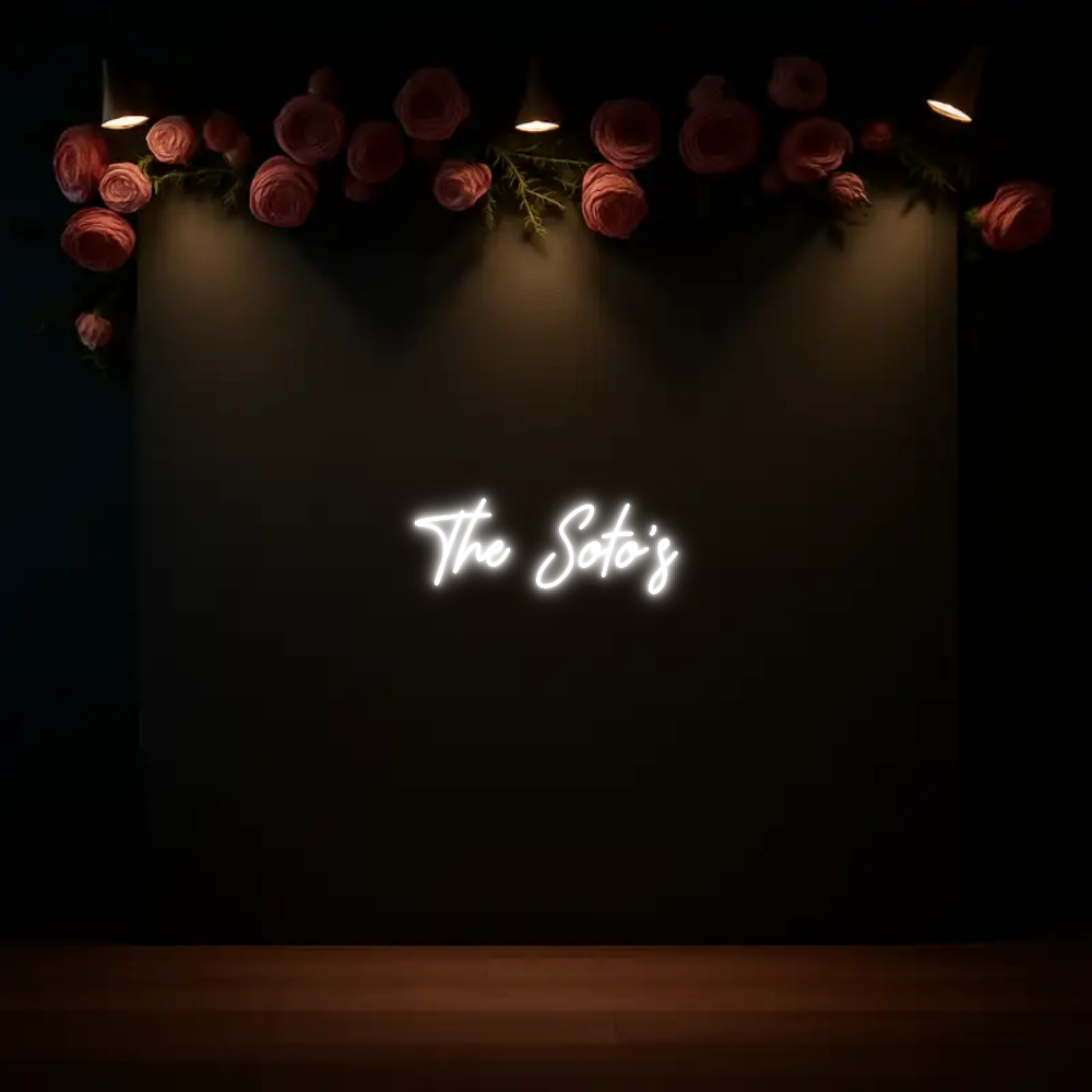 CREATE YOUR OWN WEDDING NEON SIGN The Soto’s