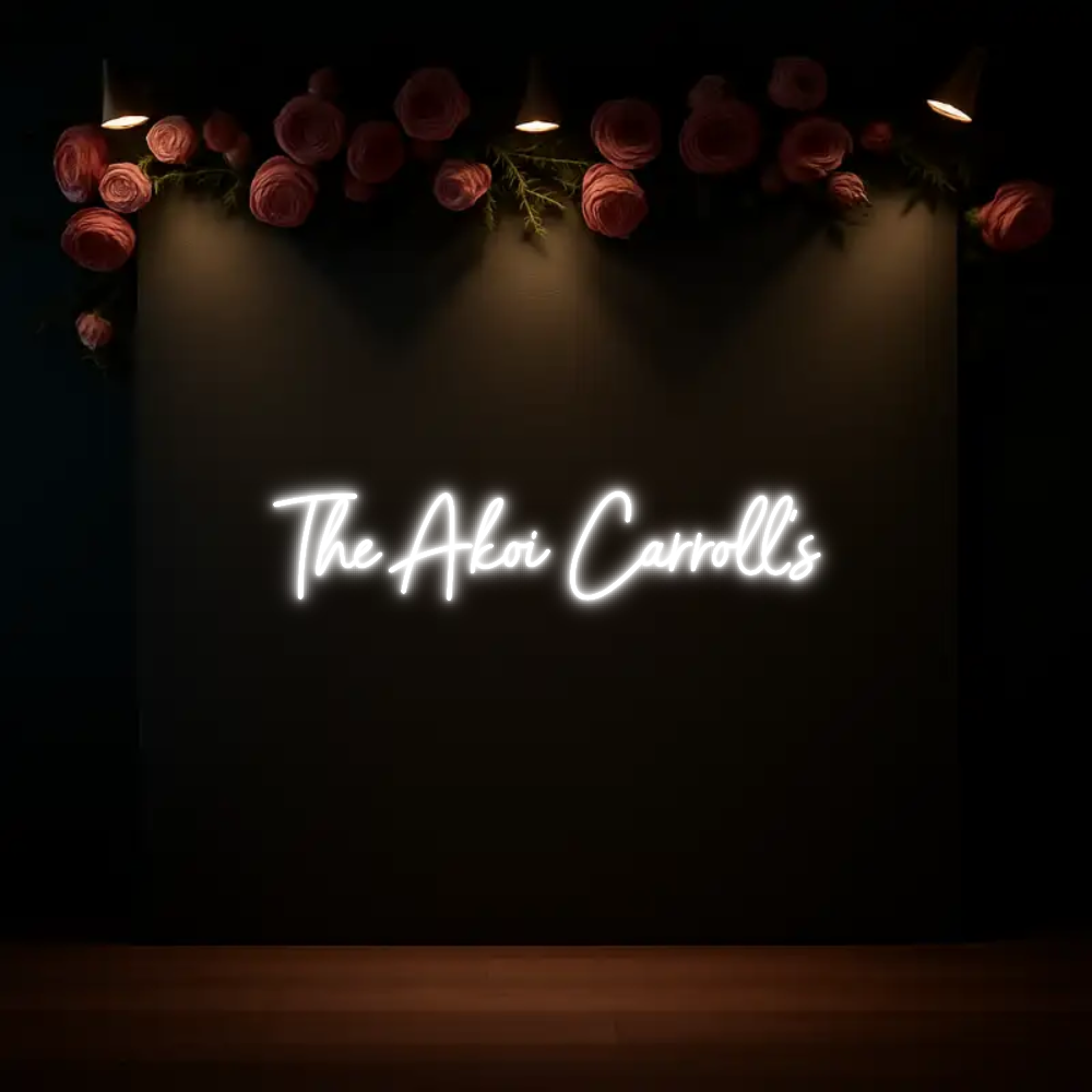 CREATE YOUR OWN WEDDING NEON SIGN The Akoi Carr...