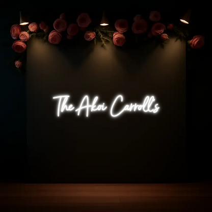 CREATE YOUR OWN WEDDING NEON SIGN The Akoi Carr...