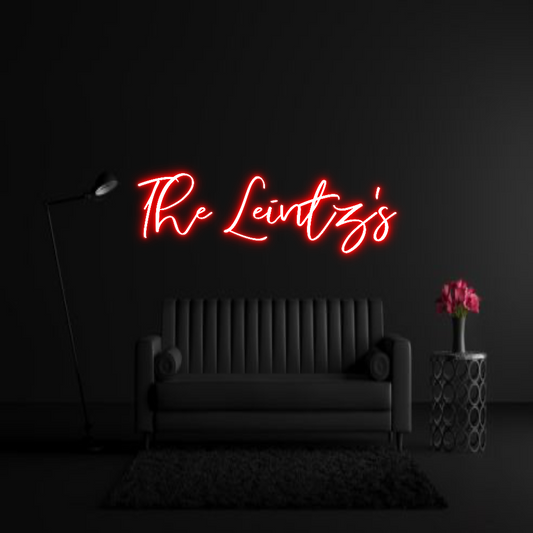 CREATE YOUR OWN WEDDING NEON SIGN The Leintz’s