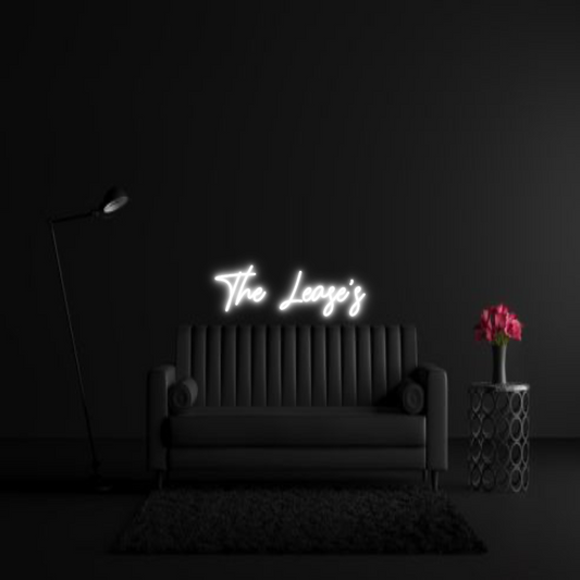 CREATE YOUR OWN WEDDING NEON SIGN The Lease’s