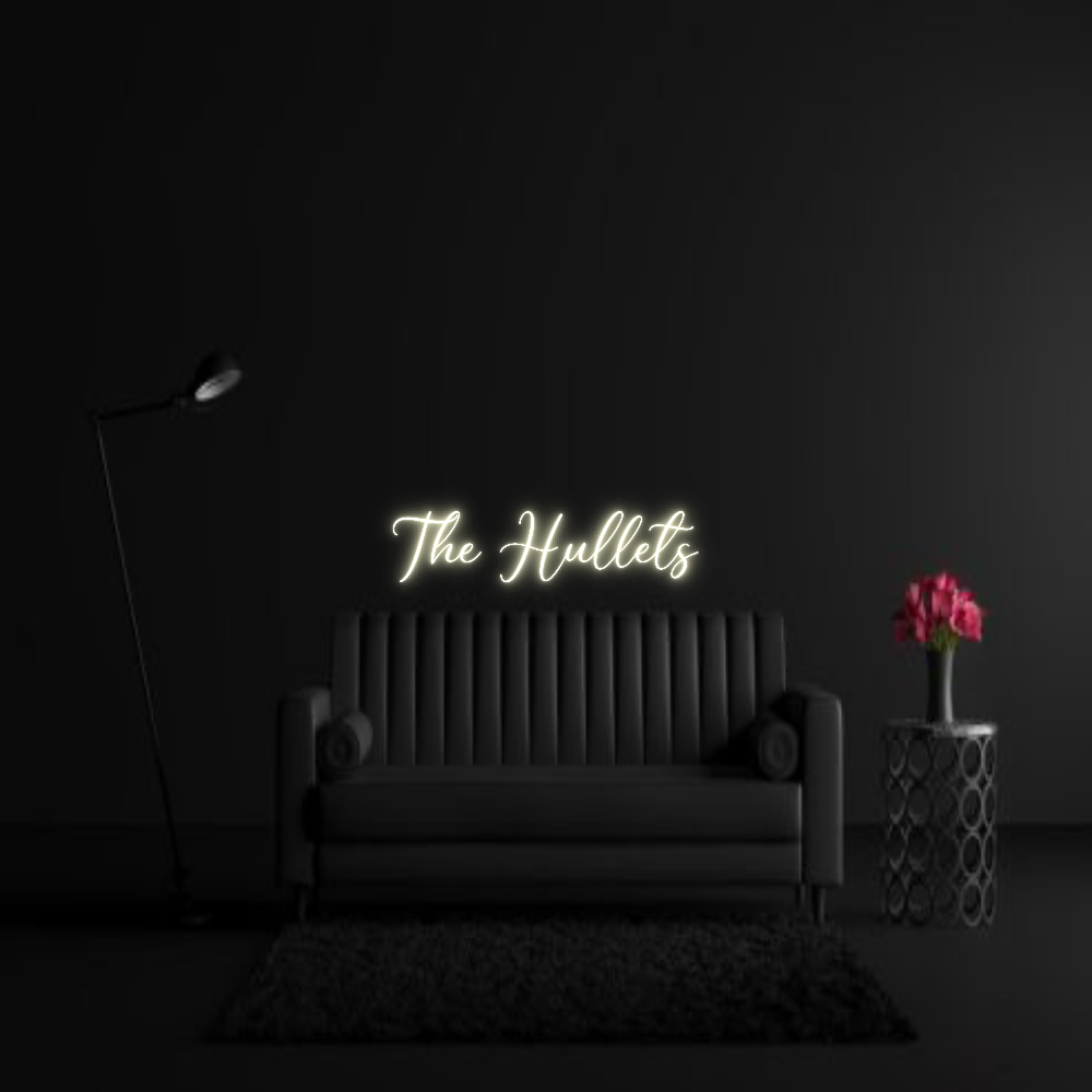 CREATE YOUR OWN WEDDING NEON SIGN The Hullets