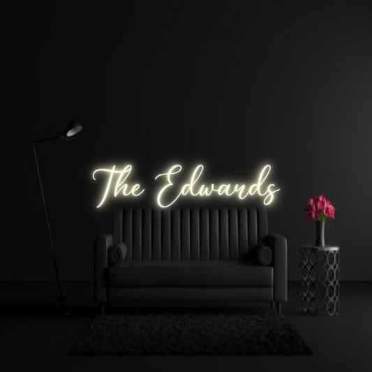 CREATE YOUR OWN WEDDING NEON SIGN The Edwards