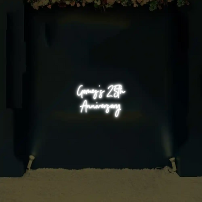 CREATE YOUR OWN WEDDING NEON SIGN Gomez’s 25th ...