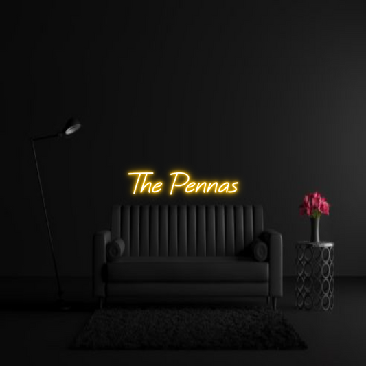 CREATE YOUR OWN WEDDING NEON SIGN The Pennas