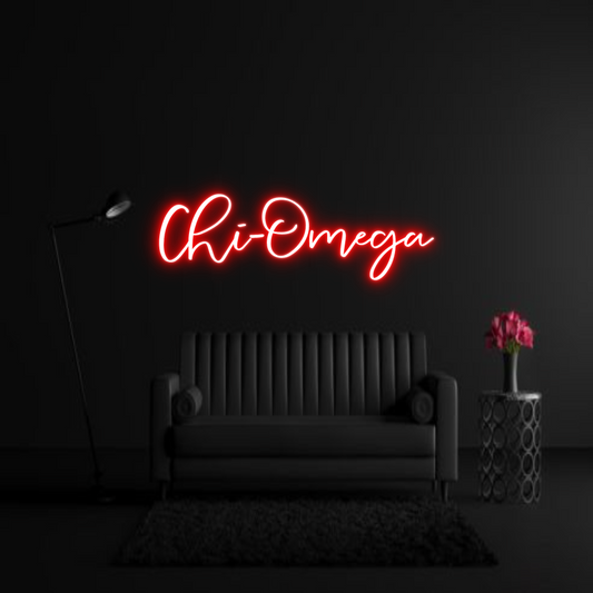CREATE YOUR OWN WEDDING NEON SIGN Chi-Omega