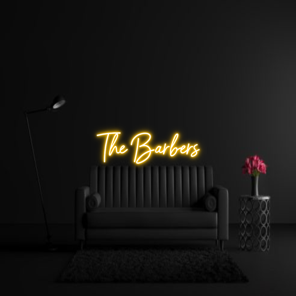 CREATE YOUR OWN WEDDING NEON SIGN The Barbers