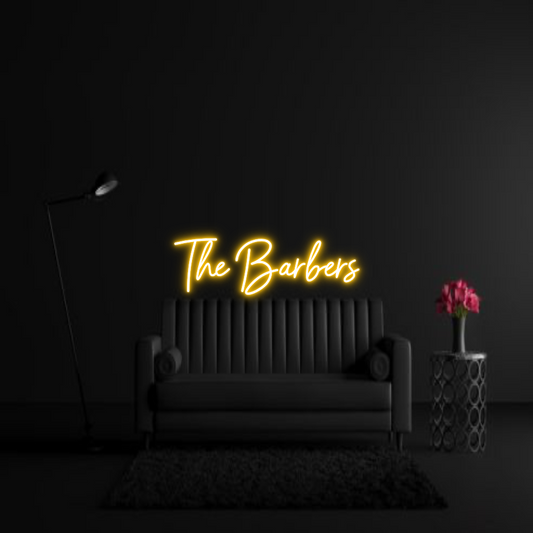 CREATE YOUR OWN WEDDING NEON SIGN The Barbers