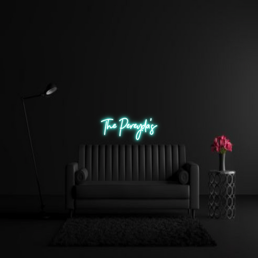 CREATE YOUR OWN WEDDING NEON SIGN The Pereyda's