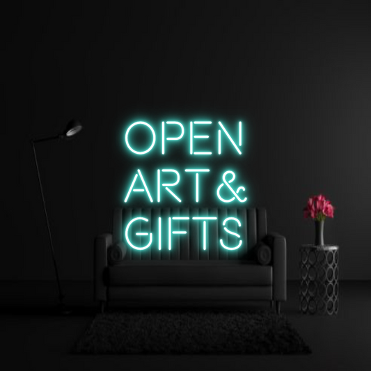 CREATE YOUR OWN WEDDING NEON SIGN OPEN
ART &
...