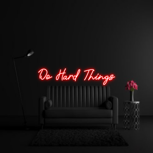 CREATE YOUR OWN WEDDING NEON SIGN Do Hard Things
