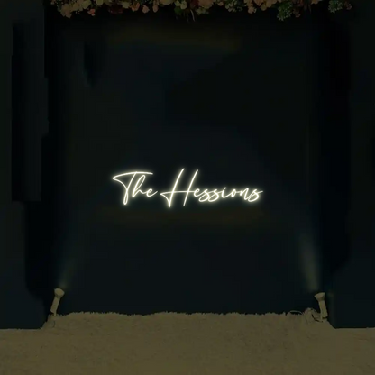 CREATE YOUR OWN WEDDING NEON SIGN The Hessions