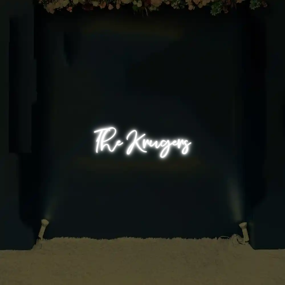 CREATE YOUR OWN WEDDING NEON SIGN The Krugers