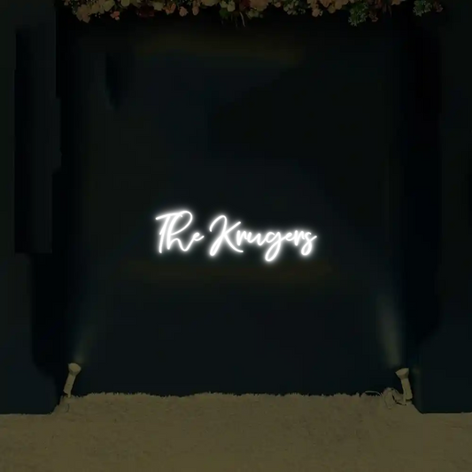 CREATE YOUR OWN WEDDING NEON SIGN The Krugers